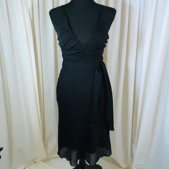 BEAUTIFUL Twenty-One Pleated Chiffon Spaghetti Strap Dress - Picture 8 of 11